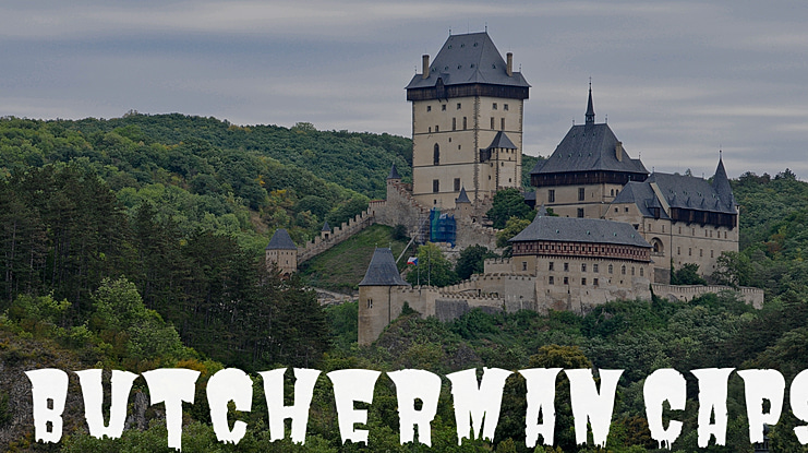 Butcherman Caps Font