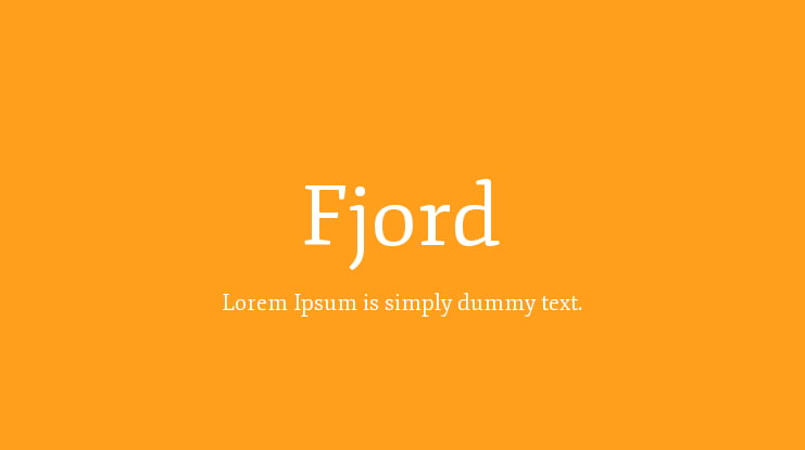 Fjord Font