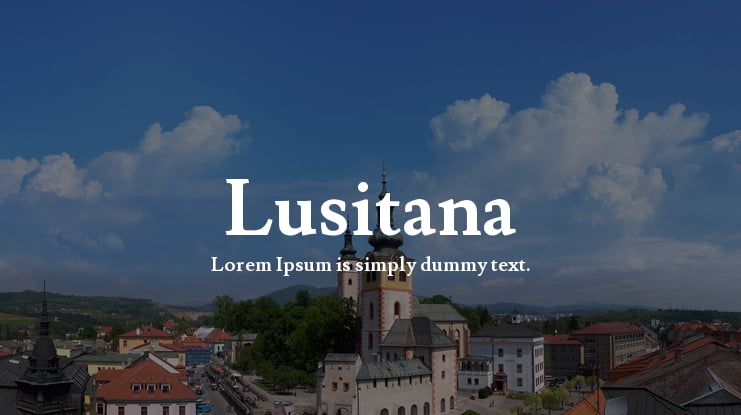 Lusitana Font Family