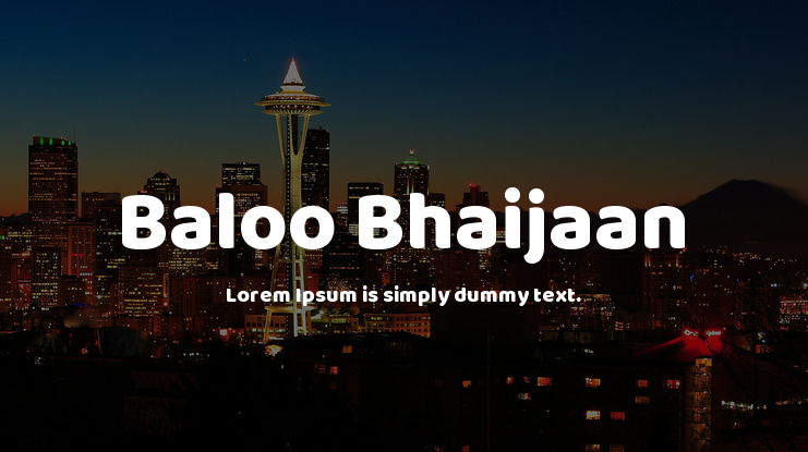 Baloo Bhaijaan Font