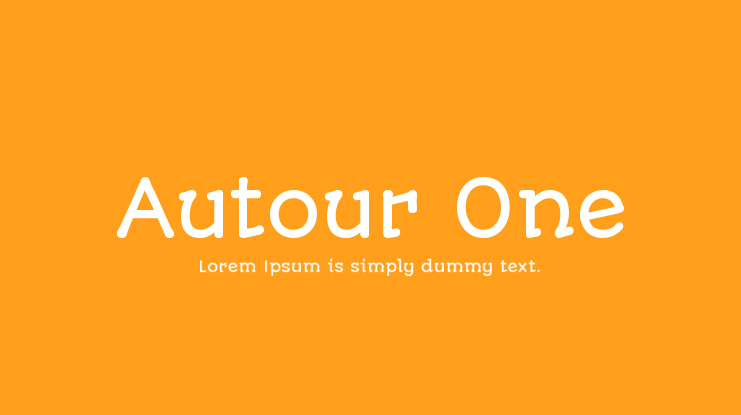 Autour One Font