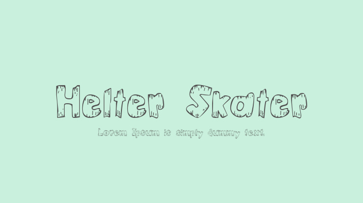 Helter Skater Font