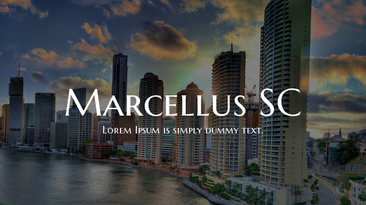 Marcellus SC Font