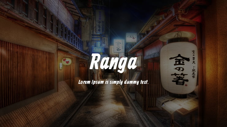 Ranga Font Family