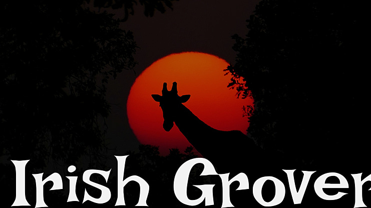 Irish Grover Font