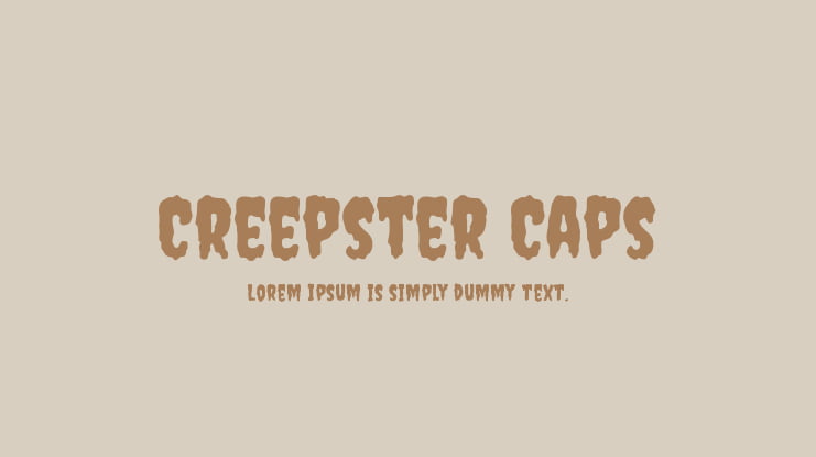 Creepster Caps Font