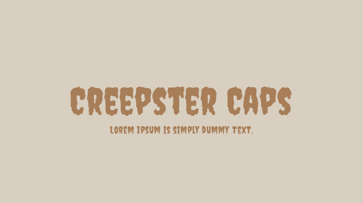 Creepster Caps Font