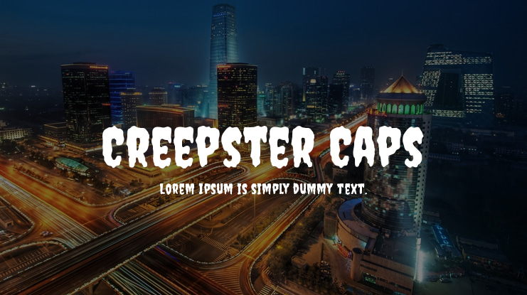 Creepster Caps Font
