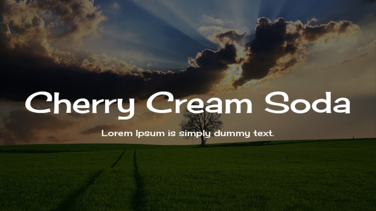 Cherry Cream Soda Font