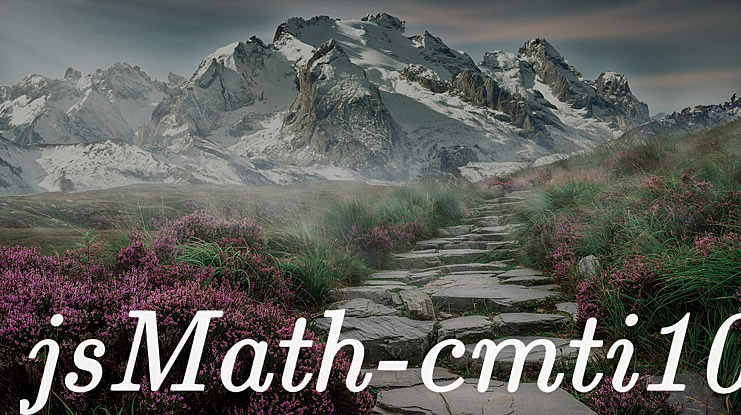 jsMath-cmti10 Font