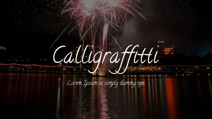 Calligraffitti Font