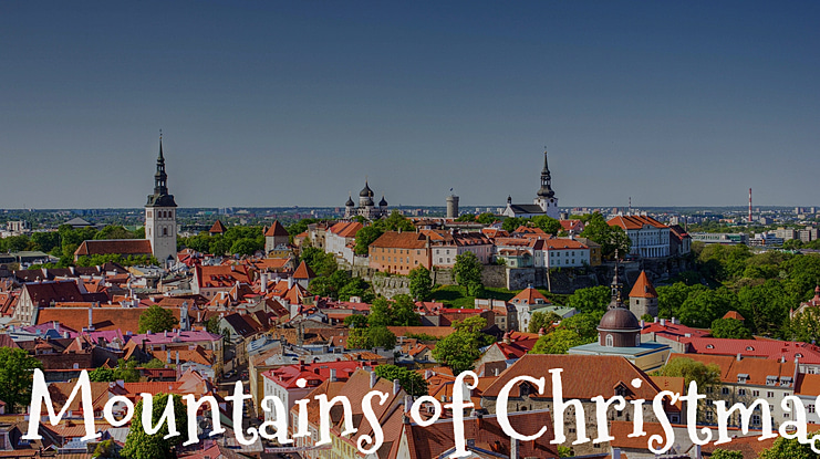 Mountains of Christmas Font Family