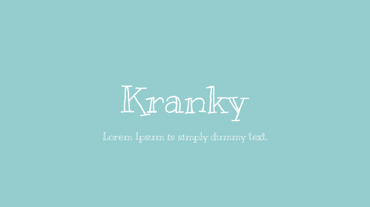 Kranky Font