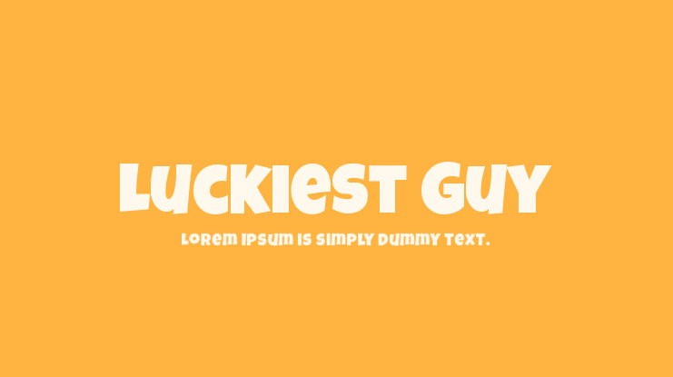 Luckiest Guy Font