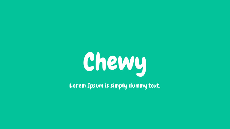 Chewy Font