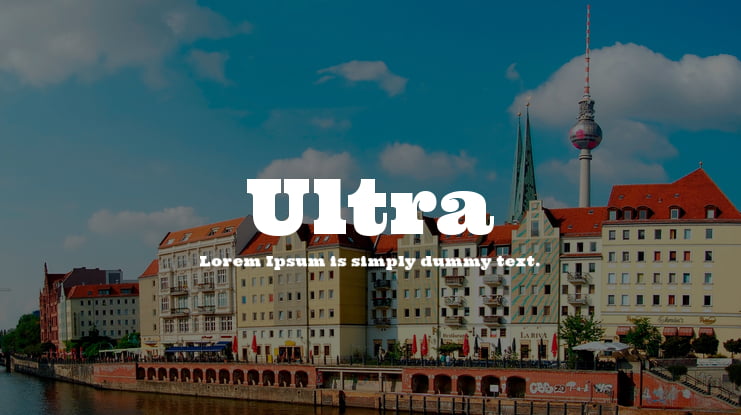 Ultra Font