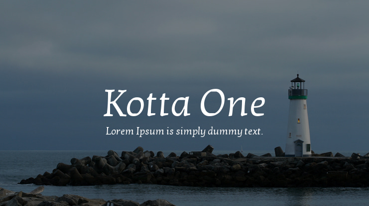 Kotta One Font