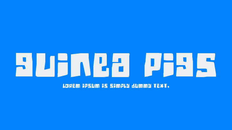 Guinea Pigs Font