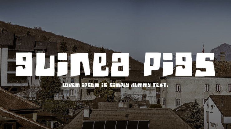 Guinea Pigs Font