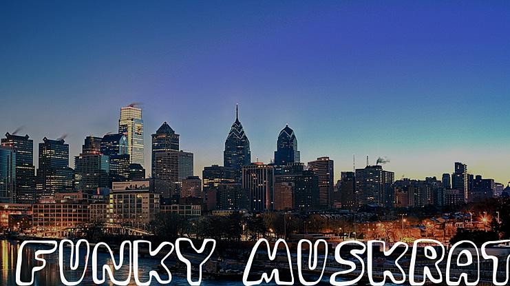 Funky Muskrat Font
