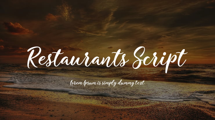 best fonts for restaurant logos