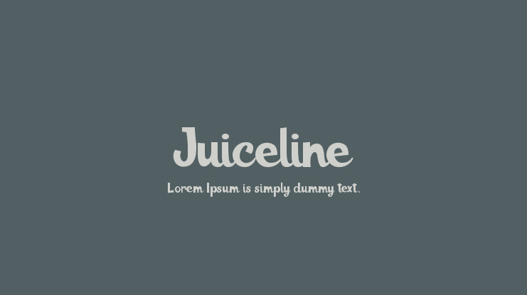 Juiceline Font