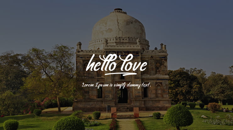 hello_love Font