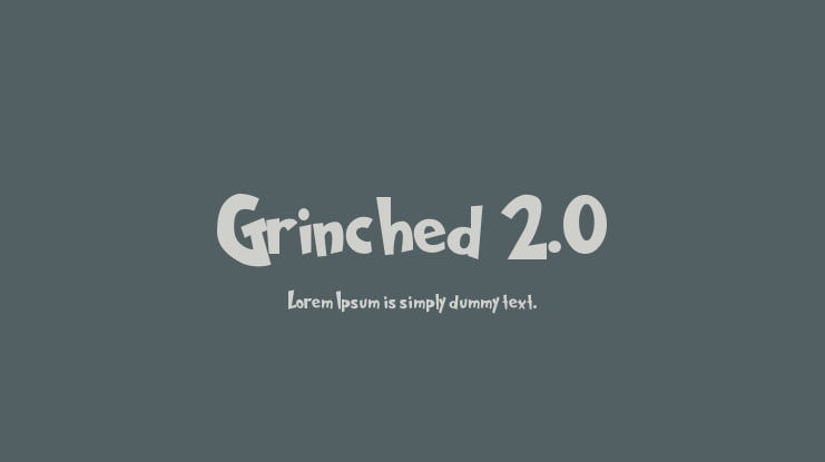 Grinched 2.0 Font