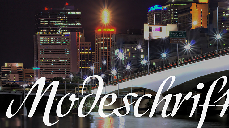 Modeschrift Font