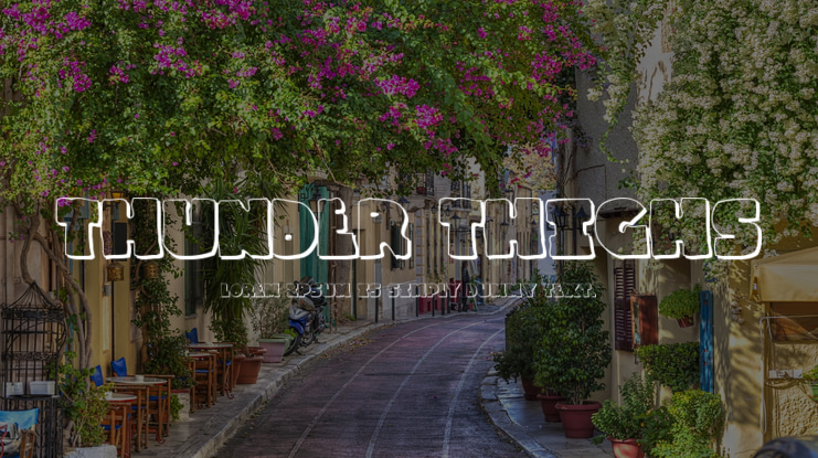 Thunder Thighs Font Family