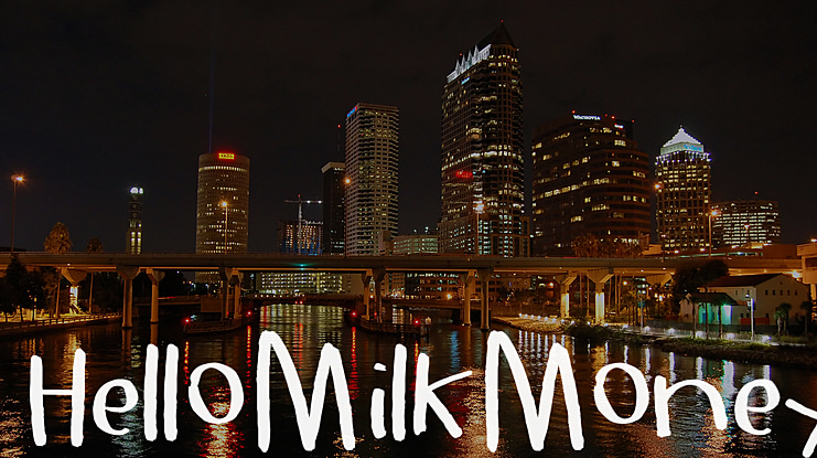 HelloMilkMoney Font