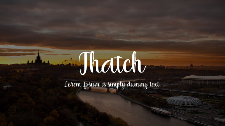 Thatch Font