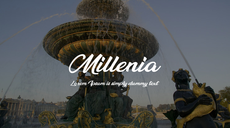 Millenia Font