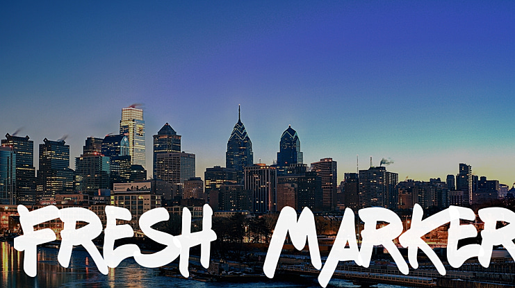 Fresh Marker Font