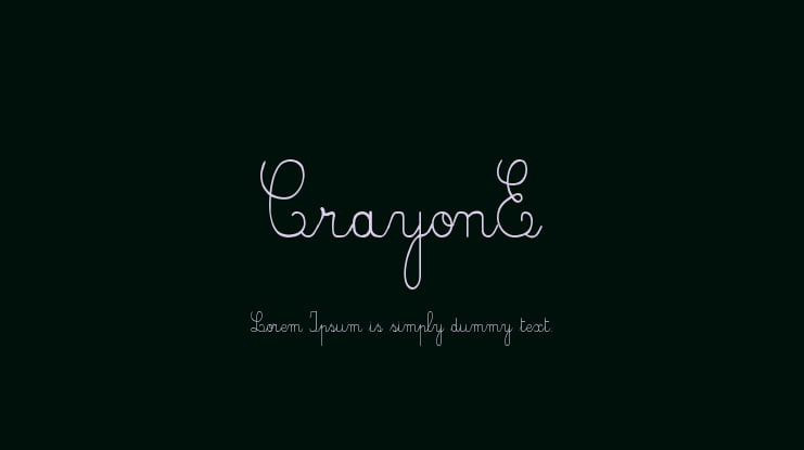 CrayonE Font Family