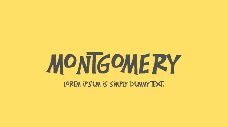 Montgomery Font