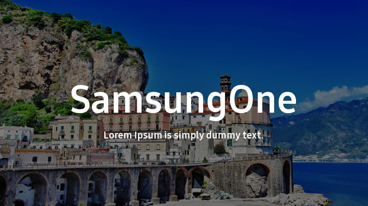 SamsungOne Font Family