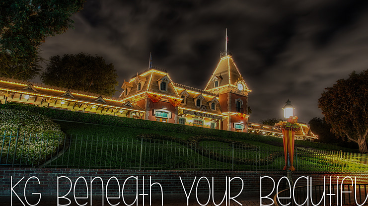 KG Beneath Your Beautiful Font Family