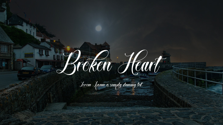Broken Heart Font