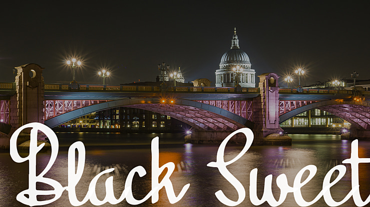 Black Sweet Font