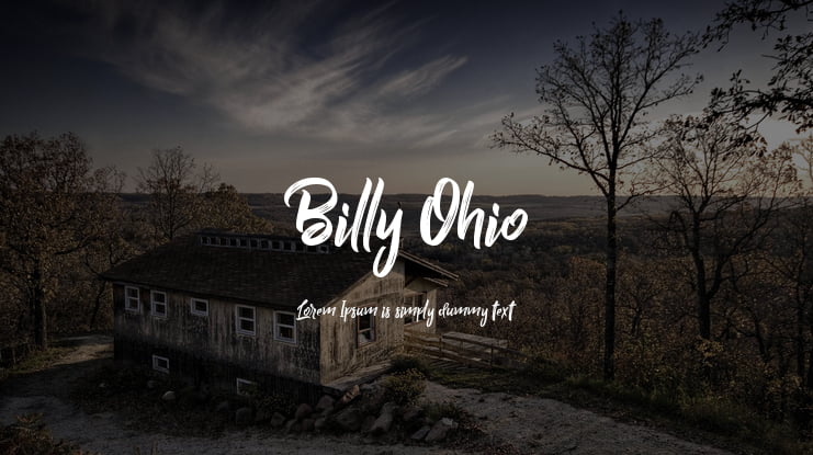 Billy Ohio Font Family