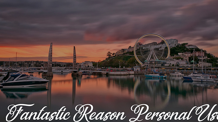 Fantastic Reason Personal Use Font