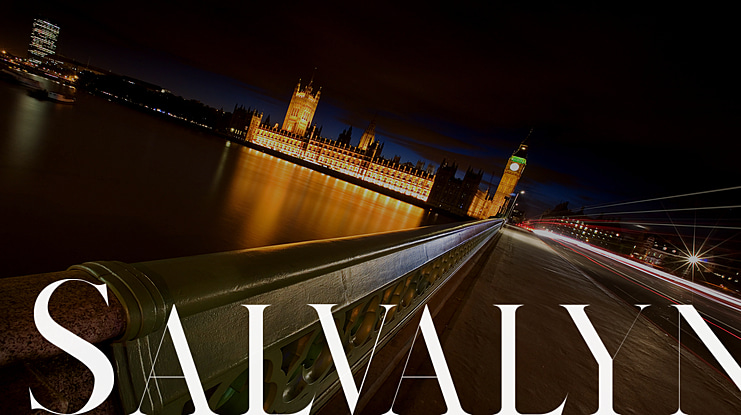 Salvalyn Font Family