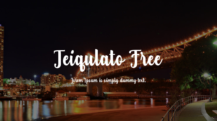 Teiqulato Free Font