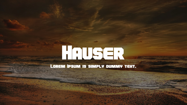 Hauser Font Family