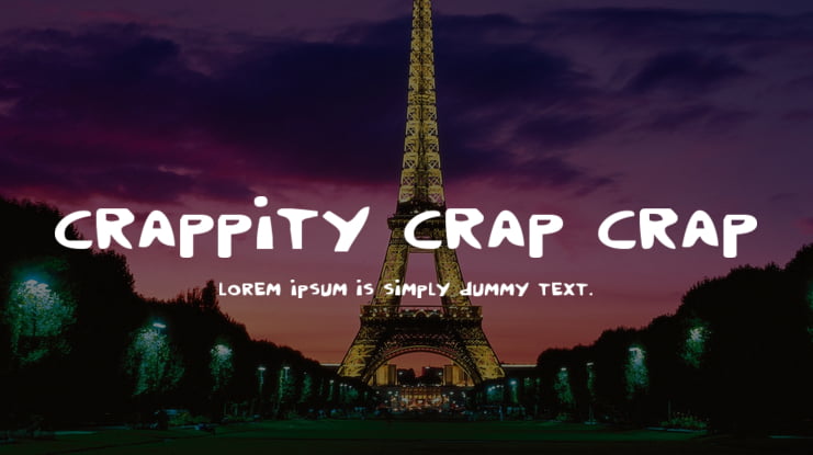 Crappity Crap Crap Font Family