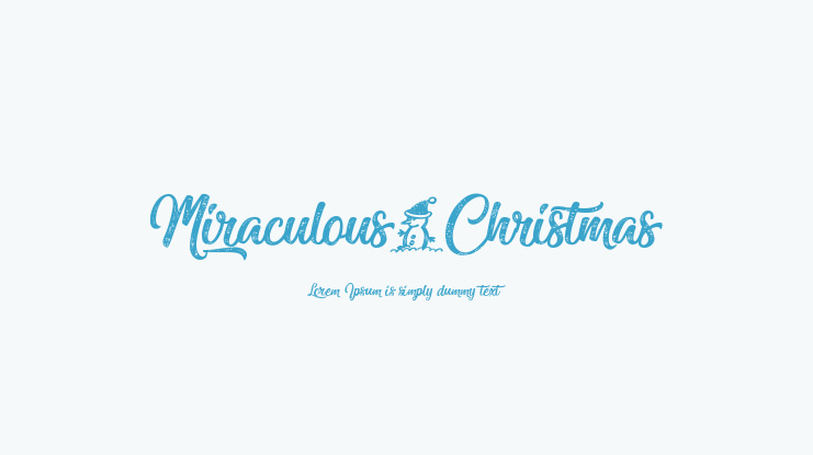Miraculous&Christmas Font