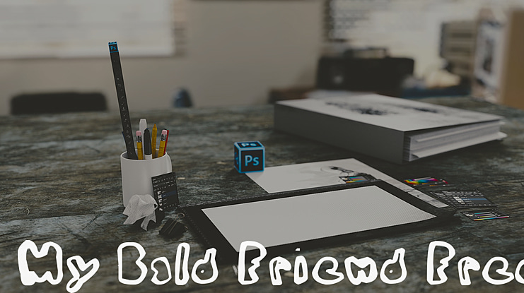 My Bald Friend Fred Font