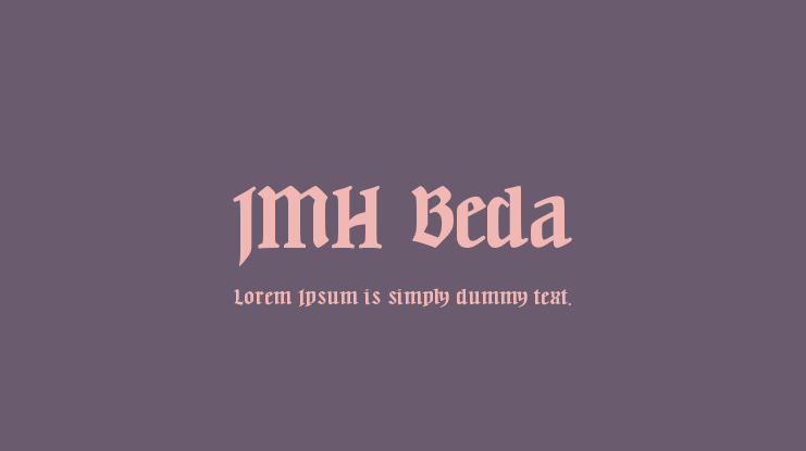 JMH Beda Font Family