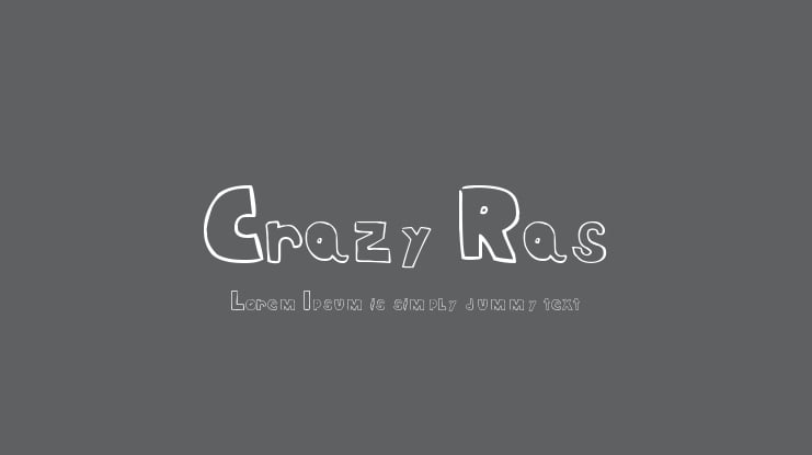 Crazy Ras Font
